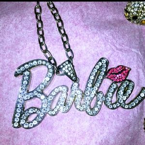 Barbie bling necklace
